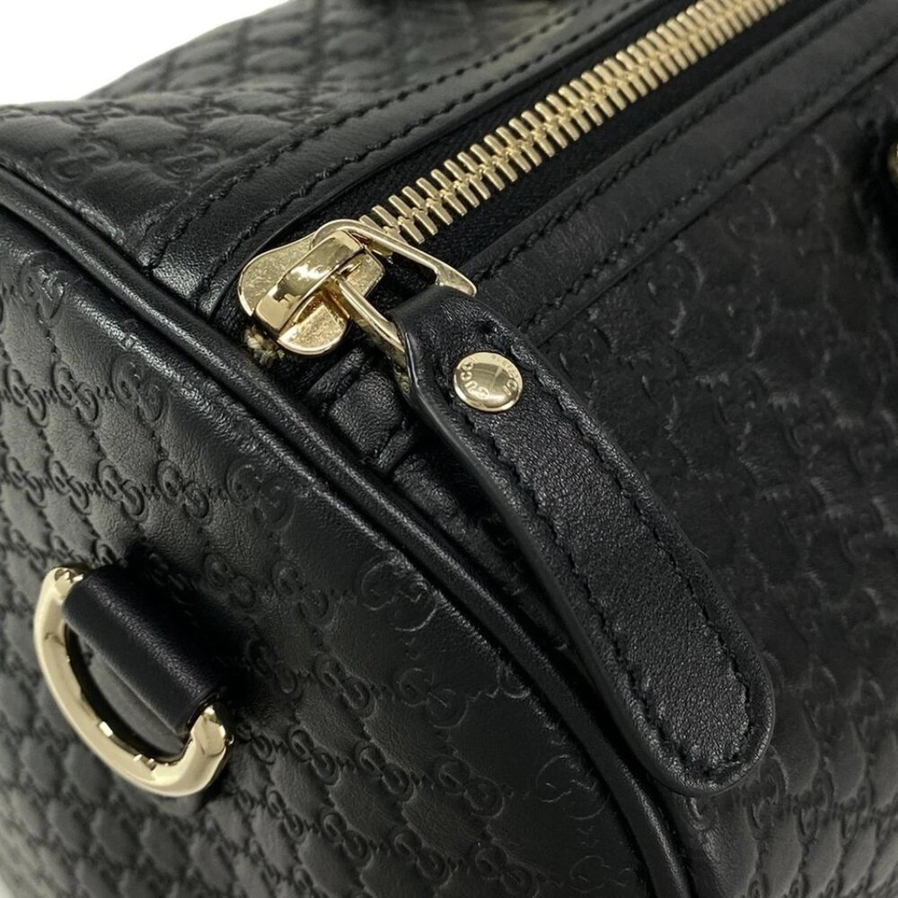 GUCCI Micro Guccissima Black Leather - Handbag 867-072225 - Picture 10 of 14